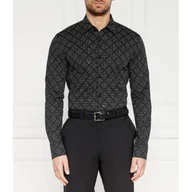 Koszule męskie - BOSS BLACK Koszula HANK | Slim Fit | stretch - miniaturka - grafika 1