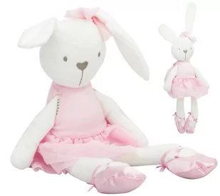 Maskotka pluszowa królik w różowej sukience 42cm - Maskotki i pluszaki - miniaturka - grafika 1