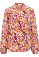 Bluzki damskie - usha Bluzka damska, biała wełna, wielokolorowa, L - miniaturka - grafika 1