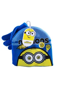 Komplet czapka rękawiczki Minions The Rise Of Gru dla chłopca zimowy - Czapki i chusty sportowe męskie - miniaturka - grafika 1