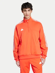 adidas Bluza House of Tiro IW3578 Pomarańczowy Loose Fit - Bluzy męskie - miniaturka - grafika 1