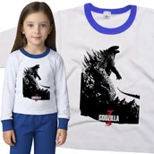 Piżamy dla dziewczynek - Piżama dziecięca Godzilla Potwór 98/104 - VoloDonum - miniaturka - grafika 1