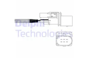 Sondy lambda - DELPHI SONDA LAMBDA ES11026-12B1 MERCEDES - miniaturka - grafika 1