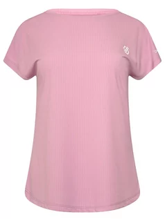 Koszulki sportowe damskie - Dare 2b Koszulka funkcyjna "Breeze By" w kolorze jasnoróżowym - grafika 1
