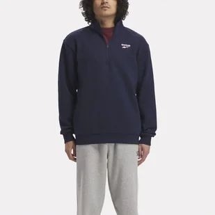 Bluza męska Reebok Left Chest 100071030 granatowa R.S - Bluzy męskie - miniaturka - grafika 1