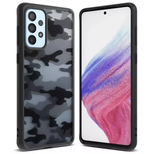 RINGKE Fusion Matte etui pokrowiec z żelową ramką Samsung Galaxy A73 czarny - Etui i futerały do telefonów - miniaturka - grafika 1