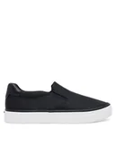Trampki damskie - Calvin Klein Tenisówki Vulc Slip On - Jacq HW0HW02411 Czarny - miniaturka - grafika 1