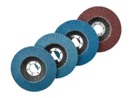 Akcesoria do elektronarzędzi - PARKSIDE® Akcesoria do szlifierek kątowych (Tarcza szlifierska listkowa, 4 sztuki) - miniaturka - grafika 1