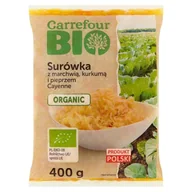 Konserwy i dania rybne - Carrefour Bio Surówka z marchwią kurkumą i pieprzem Cayenne 400 g - miniaturka - grafika 1