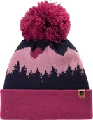 Czapki damskie - Dziecięca czapka zimowa z pomponem Hi-tec Rogne Junior - miniaturka - grafika 1