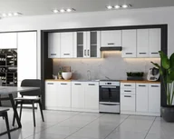 Meble kuchenne - Meble Kuchenne Kuchnia Zestaw Szafki Modułowe Blat Jola 3,2M Biały Mat - miniaturka - grafika 1