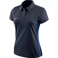 Koszulki męskie - Nike Męski T-shirt W Nk Dry Acdmy18 Polo Ss czarny Obsydian/Royal Blue/(White) XS - miniaturka - grafika 1
