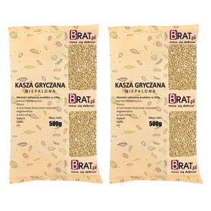 Kasza gryczana niepalona 1kg (2x500g) - Kasza - miniaturka - grafika 1