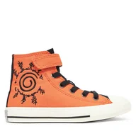 Buty dla chłopców - Trampki Converse Ctas 1V Hi X Naruto A14840C Pomarańczowy - miniaturka - grafika 1