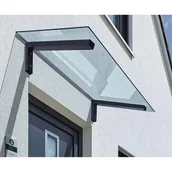 Daszki nad drzwi - Gutta Zadaszenie PT/SE Szkło VSG 35 x 80 x 140 cm antracyt - miniaturka - grafika 1