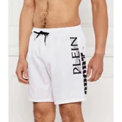 Kąpielówki męskie - Plein Sport Szorty kąpielowe | Regular Fit - miniaturka - grafika 1