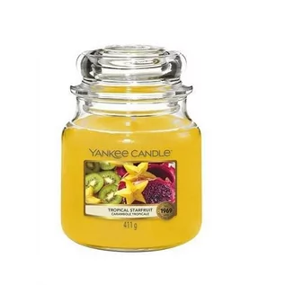 Świece - Yankee Candle, Świeca zapachowa Small Jar Tropical Starfruit, 104 g - grafika 1