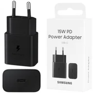 Ładowarki do telefonów - Oryginalna Ładowarka Sieciowa SAMSUNG 15W Adapter - miniaturka - grafika 1