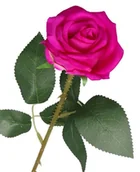 Sztuczne kwiaty - Sztuczne Kwiaty Róże Róża Zamszowa Welurowa 46Cm - miniaturka - grafika 1