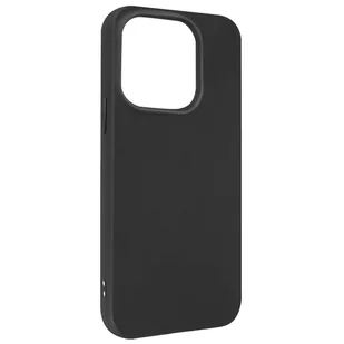 iPhone 14 Pro Max Etui Silikonowe Elastyczne Matowe wykończenie Odporne na rozmazywanie Czarne - Etui i futerały do telefonów - miniaturka - grafika 1