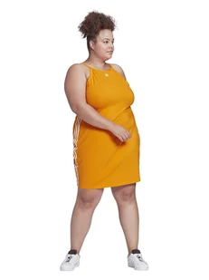 adidas Sukienka w kolorze pomarańczowym - Sukienki - miniaturka - grafika 1
