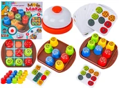 Zabawy w naśladowanie dorosłych - Edukacyjna Gra Logiczna "MOLE MAZE" 2w1 SZYBKIE KUBECZKI, Kółko Krzyżyk, Karty - miniaturka - grafika 1