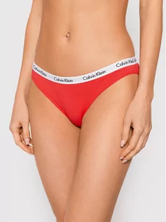 Majtki damskie - Calvin Klein Underwear Figi klasyczne 0000D1618E Czerwony - grafika 1