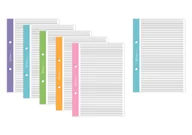 Szkolne artykuły papiernicze - Interdruk Wkład do segregatora A5 50 = kolorowy margines BI43INT - miniaturka - grafika 1
