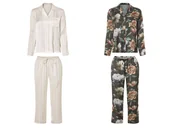 Piżamy damskie - esmara® Satynowa piżama damska, 2 elementy - miniaturka - grafika 1