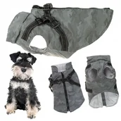 Ubranka dla psów - Ubranko dla psa na zimę z SZELKAMI 2w1 świecące w ciemności ocieplane XXL - miniaturka - grafika 1