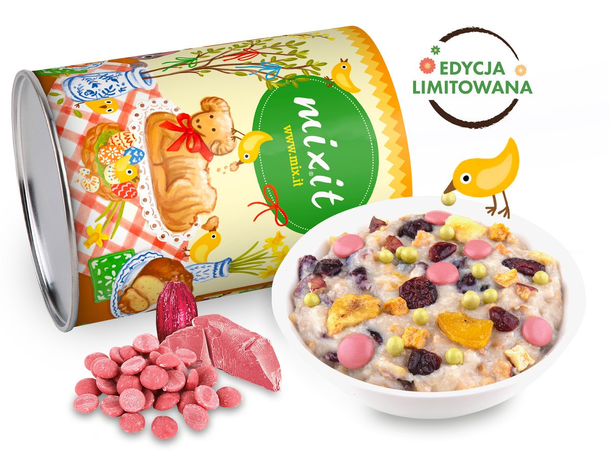 Mixit Wiel-koko-nocna kasza - mieszanka do przyrządzenia kaszy ryżowej z owocami, kokosem i czekoladą, 260g