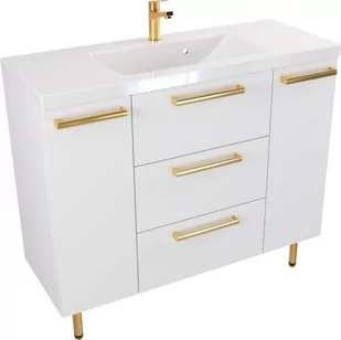 Szafka Umywalkowa Stojąca w stylu Loft ATHOS 100 cm D UZ MATOWA - Szafki łazienkowe - miniaturka - grafika 1