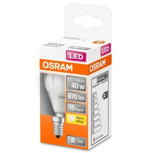 Osram żarówka kropla LED E14 5,5W 827 Star, matowa - Żarówki LED - miniaturka - grafika 1