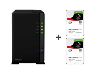 Synology DS218play 12TB 2xHDD 4x1.4GHz 1GB 2xUSB 1xLAN (DS218play (2xST6000VN0033)) - Serwery plików NAS i macierze dyskowe - miniaturka - grafika 1