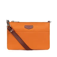Torebki damskie - Hexagona Paris Femme-Collection Pop-Yellow Nylon-1 regulowany pasek na ramię z wyjmowanym paskiem Ceremonia-etui na telefon, 23 x wys. : 16 x gł. : 2 cm, Kolor: pomarańczowy - miniaturka - grafika 1
