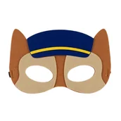 Dodatki do strojów karnawałowych - MASKA CHASE PSI PATROL FILCOWA BRĄZOWO-NIEBIESKA - miniaturka - grafika 1
