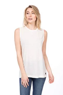 super.natural Damski tank top, z wełny merynosów, W CITY TANK biały biały XS SNW013040 - Koszulki i topy damskie - miniaturka - grafika 1