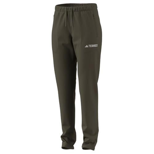 adidas dames Terrex Multi Essentials Stretch Pants, olive strata, XS