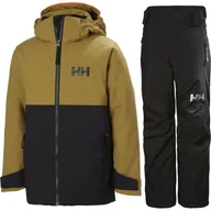 Pozostała odzież narciarska - Helly Hansen Traverse/Legendary, Zestaw narciarski junior, czarny - miniaturka - grafika 1