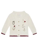 Swetry damskie - Guess Kardigan A5BR00 Z3OC0 Beżowy Regular Fit - miniaturka - grafika 1