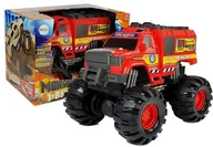 Samochody i pojazdy dla dzieci - Monster Auto Wóz Strażacki Straż Duże Koła 1:8 40 cm x 30 cm x 35 cm - miniaturka - grafika 1