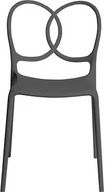 Fotele i krzesła ogrodowe - Krzesło Sissi ciemnoszare - miniaturka - grafika 1