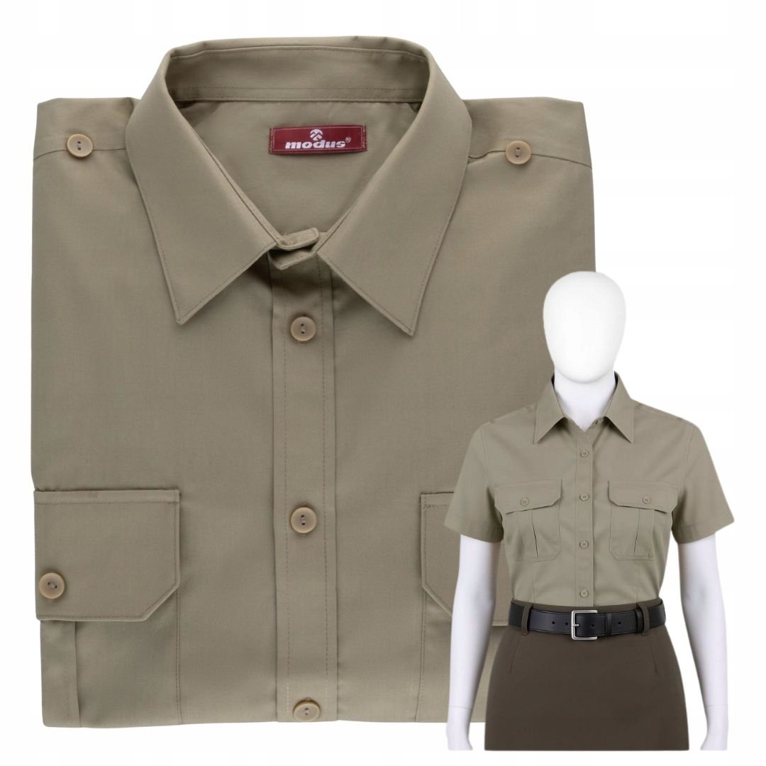 Koszulobluza Koszula Wojska Polskiego Khaki Krótki Rękaw 42B