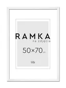 Ramki na zdjęcia - Ramka na zdjęcia B2 50x70 cm Biała - miniaturka - grafika 1