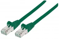 Patchcordy - Intellinet Network Solutions Patchcord, Cat6A, S/FTP, LSOH, 7.5 m, zielony 350655 - miniaturka - grafika 1
