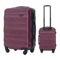 Walizki - Walizka kabinowa z ABS-u twarda na 4 kółkach bagaż podróżny mały WIBGS - miniaturka - grafika 1