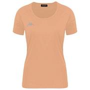 Kappa Kappa Damski T-shirt Fania Techniczny, neonowy pomarańczowy, 6Y 304TP50_924_6Y