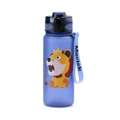 Bidony dla dzieci - Bidon dziecięcy 500 ml z motywem lwa Niebieski bidon z imieniem Szkoła, przedszkole - miniaturka - grafika 1