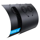 Panele fotowoltaiczne - LIONSHEE LS-SP240 240W Flexible Solar Panel 2PCS - miniaturka - grafika 1