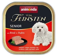Mokra karma dla psów - Animonda Vom Feinsten Senior smak: wołowina z kurczakiem - miniaturka - grafika 1
